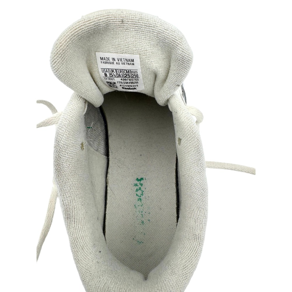 Reebok Classic Sneakers Women's 1Y3501 Ivory Leather Shoes Size 8 Retro Athletic - Picture 11 of 16